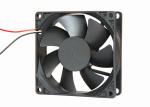 Small Ball Bearing DC Axial Fans 12v Brushless Motor 4000 RMP Speed 80 X 80 X