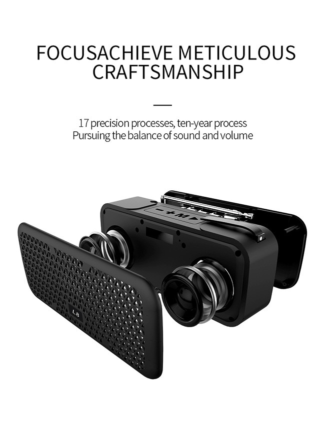 Surround Stereo Big Battery L8 Outdoor Portable Speaker
