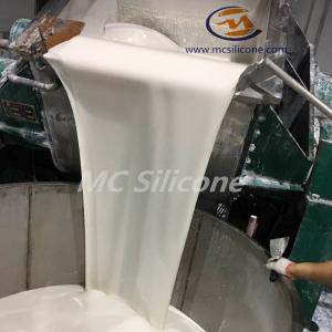 China Soft White Tin Cure RTV2 Silicone Rubber For Pot Molds Making factory