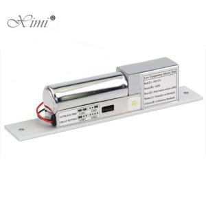 China 800KG Holder Force Access Control Glass Door Lock Low Temperature And Door Status Feedback Electric Bolt Lock factory