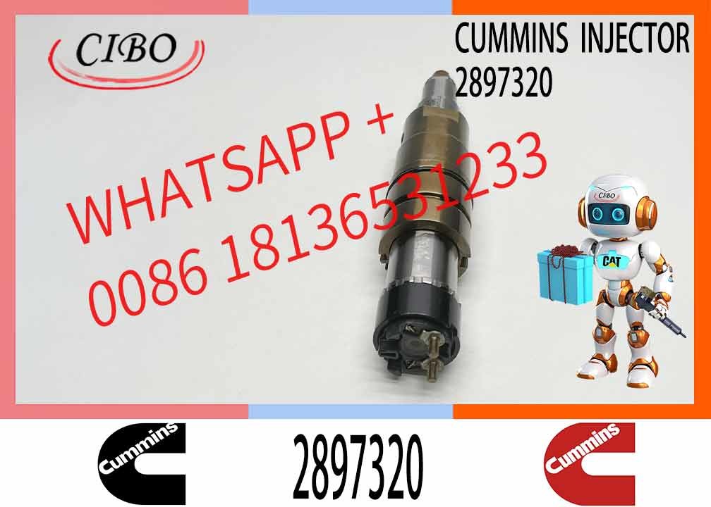 New Common Rail Fuel Injector 2897320 for Cumins QSX15 ISX15 X15 Diesel Engine