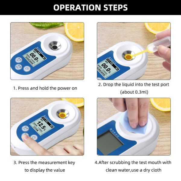 Digital Brix Refractometer technical specifications