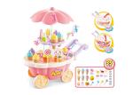 43 Pcs Musical Children's Play Toys Kids Ice Cream Cart Toy With Music