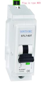 China 60A Plug In CE 5KA Mcb Miniature Circuit Breaker factory