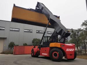 China Red Container Handling Stacker Kessler L102 Steering Axle For ISO 20-40 Containers factory
