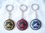 Cute Cartoon Character Keychains , Kids Soft PVC Keychain With Metal Ring