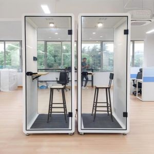 China Acoustic Room Privacy Booth Modern Soundproof Call Booth 100V - 240V factory
