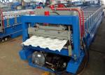 0.35 - 0.65mm Glazed Roof Tile Roll Forming Machine Pre Painted Steel Material