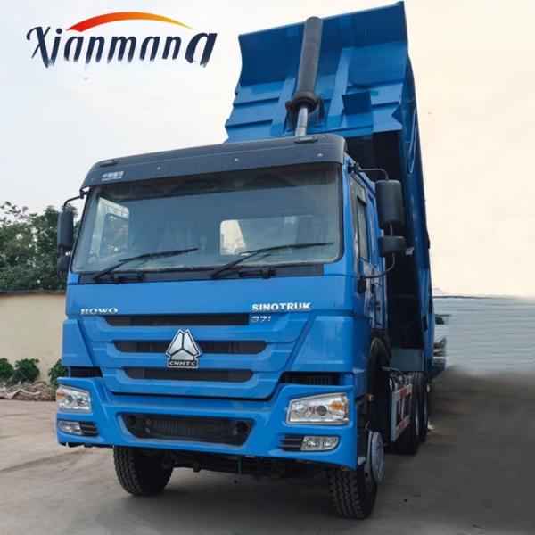 40 Ton Used Sinotruk Dump Truck , Sand Stone Mining Howo 6x4 Tipper Truck 10