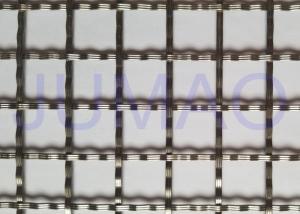 China Storage Cabinet Screen Mesh , Polished Brass Decorative Mesh For Cabinet Doors factory