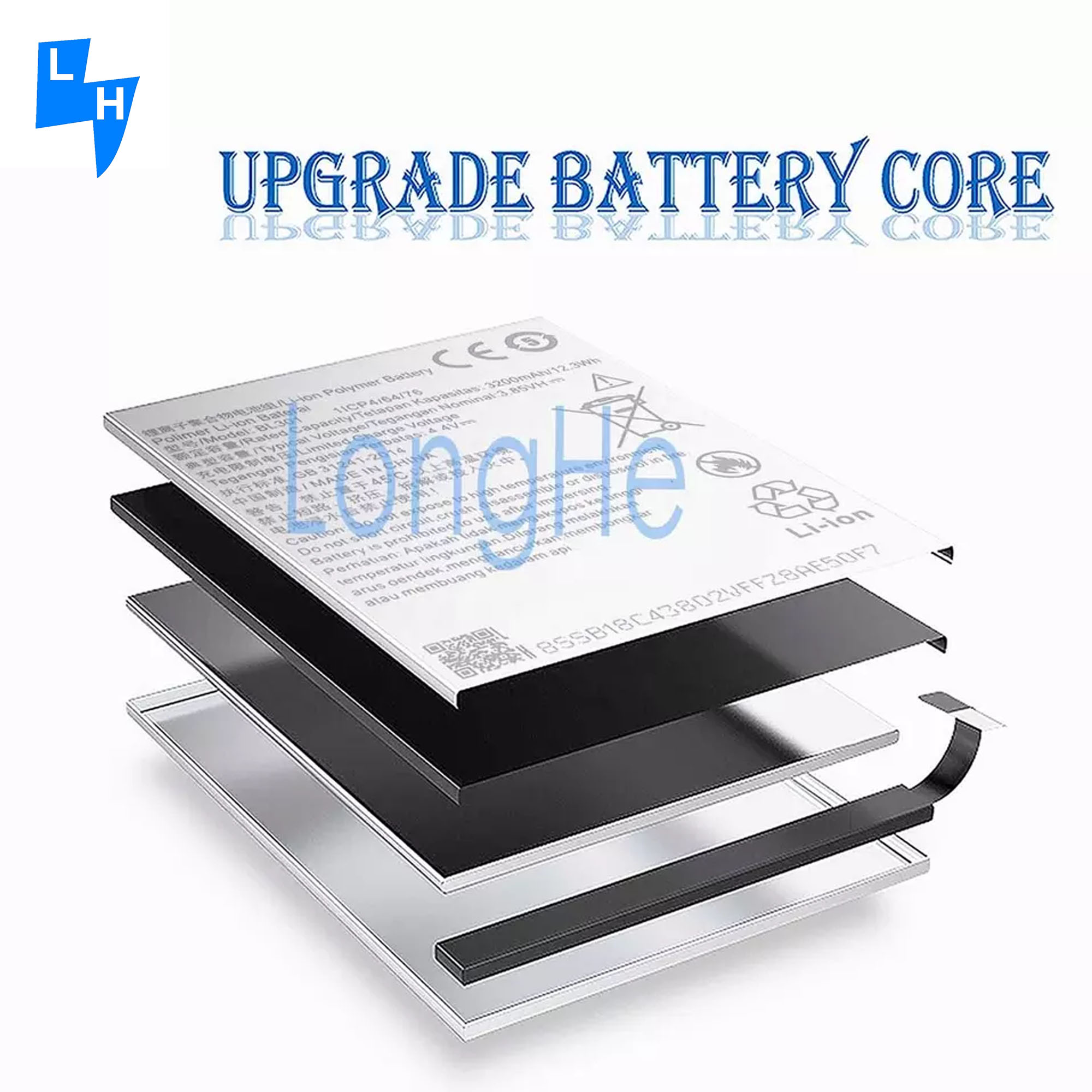 3200mAh BL301 For Lenovo K6 Enjoy L38082 Lithium Polymer Double IC Protection Battery