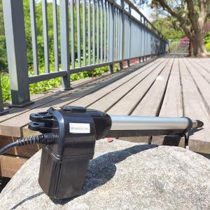 China 24VDC 500KGx2 Courtyard Dual Swing Gate Opener With 2 Arms factory