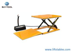 China Hydraulic Scissor Auto Pallet Lift Table With Ramp 1600x1140mm factory