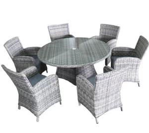 China Patio Wicker Rattan Outdoor Dining Table Park Balcony Courtyard Patio Sofa factory
