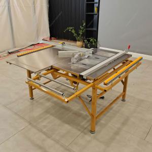 China Dust-free Fold Sliding Table Panel Saw Machine for Woodwork Cutting up to 2800mm Length factory