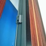 Vinyl PVC UPVC Casement Window Door Soundproof Glass With Mosquito Mesh
