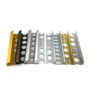 China OEM ODM Aluminium Tile Strip Accessories Protective Tile Trim045 factory