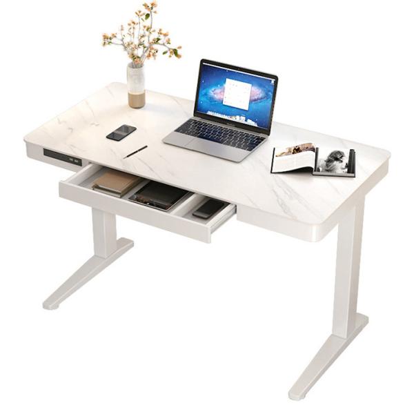 80 kgs Height Adjustable Marbling Desk Electric Standing Desk for Study in