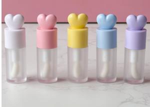 China Cute Lip Gloss Bottle Empty Tube 4ml White Yellow Purple pink Blue Lip Gloss Tube Empty Tube Can factory