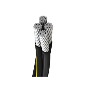 China Aluminum Aerial Bundled Cable ABC 4 Cores Low Voltage Overhead Electrical Wire factory