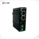 Aluminum Case Industrial Ethernet Media Converter 1 Port 100/1000Base-X SFP