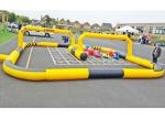 Funny Inflatable Sports Games Bicycle Racing Theme Customized Size For Children