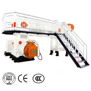 China 2 Stage Vacuum Extruder Clay Brick Extruder Machine JKY60 For Zigzag Kiln factory