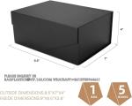 Groomsmen Proposal Boxes, Magnetic Closure Rectangle Collapsible Boxes For Gift