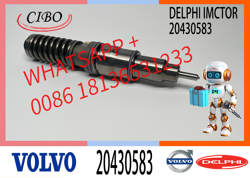 Fuel Injector 20430583 21582096 BEBE4C080 BEBE4C0000 For VOL-VO EC460 EC360B FH12 FM12 Excavator Injectors