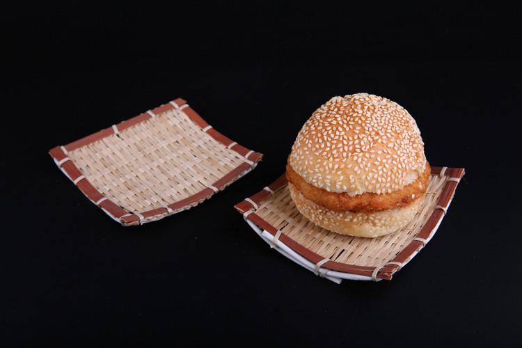 Craft Bamboo Fruit Basket Dust Pan 150*30mm Customized For Gifts