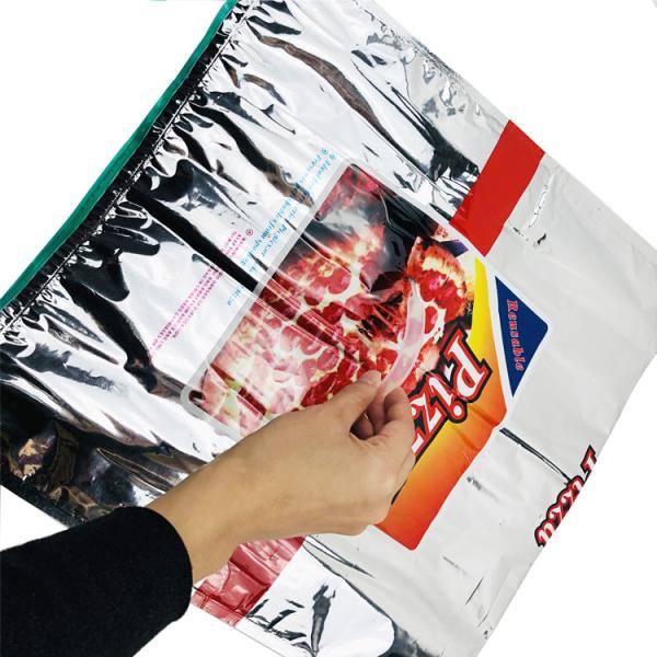 Disposable EPE Foam Heated Pizza Delivery Bags , 54*41cm Thermal Cooler Bag