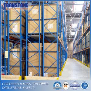 Back To Back Double Deep Pallet Rack With Low Maintenance