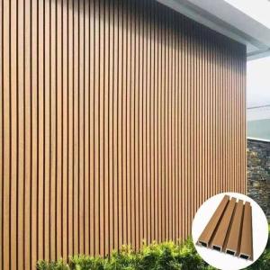 China Prefab Building Wood Plastic Composite Wall Cladding panel Waterproof factory