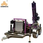 Portable Water Well Drilling Rigs Lifting force 12T Water Well Drilling Trailer