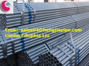 China Galvanized steel pipes with random length factory
