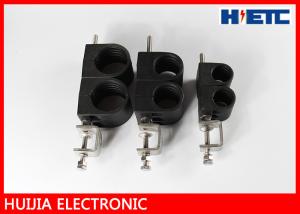 China 1 – 5 / 8″ Coaxial Cable Electrical Cord Clips , Communication Tool Black Cable Clips factory