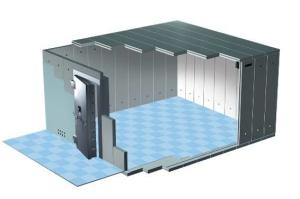 China UL Class 3 Burglary Resistant Vault Safe Room , High Security Room For Bank factory