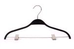 Betterall Black Branded Natural Wooden Top Plywood Hanger