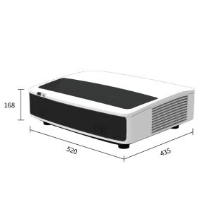 China Smart Ultra Short Throw Home Movie Theater Projector 5000 Lumen 1920x1200 factory
