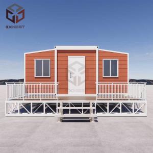 China Broken Bridge Aluminum Double Doors Expandable Double Wing Container House factory