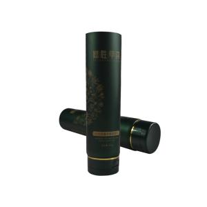China empty Printed pe plastic cosmetic printing skincare facial cleaner tube with flip top lid factory