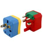 Black AC Travel Adapter , 58*58*56mm US UK AUS EU Universal Travel Adapter