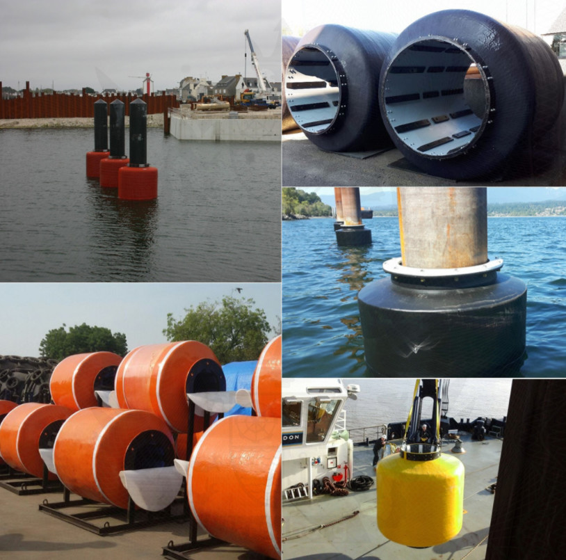 High Energy Absorption BV Donut Fender For Docking Marine EVA Bumper