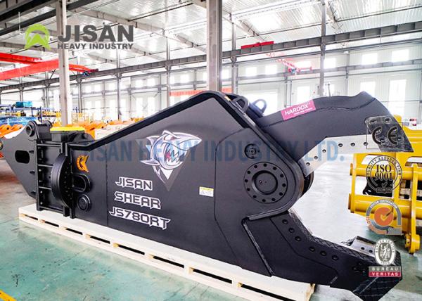 Pc200 Demolition Scrap Excavator Attachments Hydraulic Rotating Steel Eagle