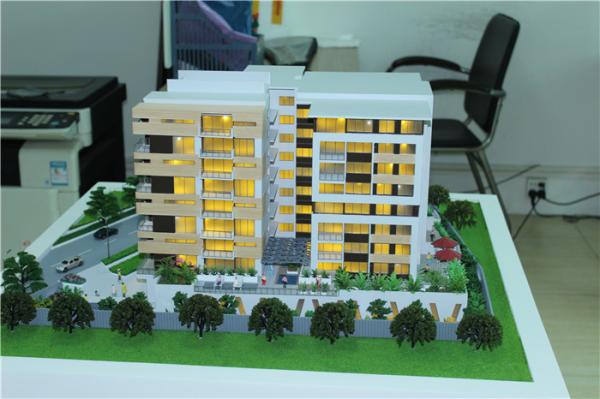 Apartment 3d scale maquette model for show , China architectural model making