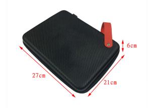 China Small Size Lenovo Laptop Case Carbon Fiber PU Fabric with Handle 270*210*60mm factory