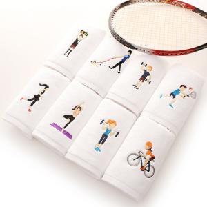 China Stamp Logo Printing Cotton Gym Towels for Quick Sweat Absorption during Workouts factory