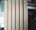 Wood Grain 1.2m Length 6mm Pegboard Sheet for sound proof