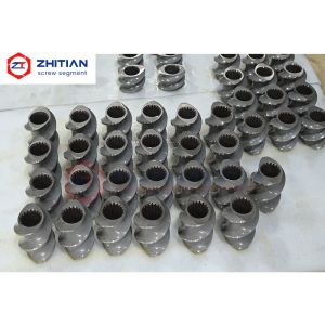 TiCN Carbonitride Alloy Twin Screw Extruder Screw Elements with Wear and