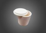 Round bottom alumina ceramic boat crucible for muffle furnace